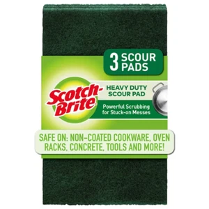 Scotch-Brite Heavy Duty Cellulose Scouring Pad (3-Pack) - Picture 1 of 6