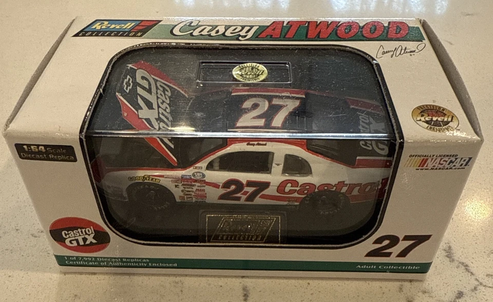 NASCAR DIECAST 1:64 REVELL #27 Casey Atwood Castrol GTX - Imagem 1 de 1