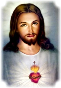 FOTO FOTO SAGRADO CORAZÓN DE JESÚS 8X10 Ultra Premium ARTE CRISTIANO CATÓLICO #D - Imagen 1 de 1