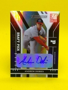 Andrew Dobies 2004 Elite Draft Pick AUTOGRAPH #258 Boston Red Sox ***249/601***