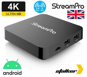 StreamPro G1 UHD 4K Stalker Mag EMU & XC - Android 5G WiFi 2GB RAM IPTV OTT Box - Picture 1 of 5