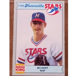 1988 Huntsville Stars Burger King Bo Kent - Picture 1 of 2