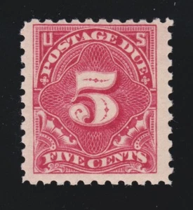 US J55 5c Postage Due Mint F-VF OG NH SCV $140 (002) - Picture 1 of 2