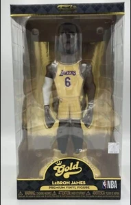 "Figura de vinilo Funko Gold Premium #6 LeBron James 5"" NBA LA Lakers" - Imagen 1 de 2