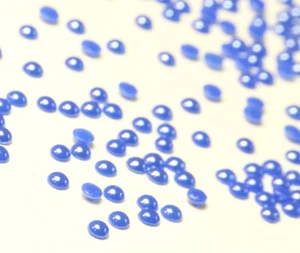 Hotfix Ceramic Stones SAPPHIRE 3mm zum aufbügeln Strass Halbperlen Blau - Picture 1 of 18