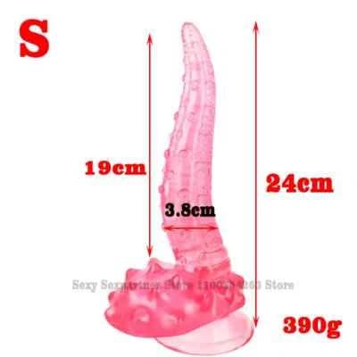 36cm Super Long Tentacle Anal Plug Huge Dildo Big Anus Dilator Suction Cup Toys - Image 1 of 4