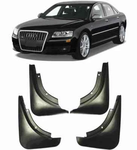 For 2006-2010 Audi A8 S-Line S8 Genuine Front & Rear Splash Guards Mud Flaps - Picture 1 of 5