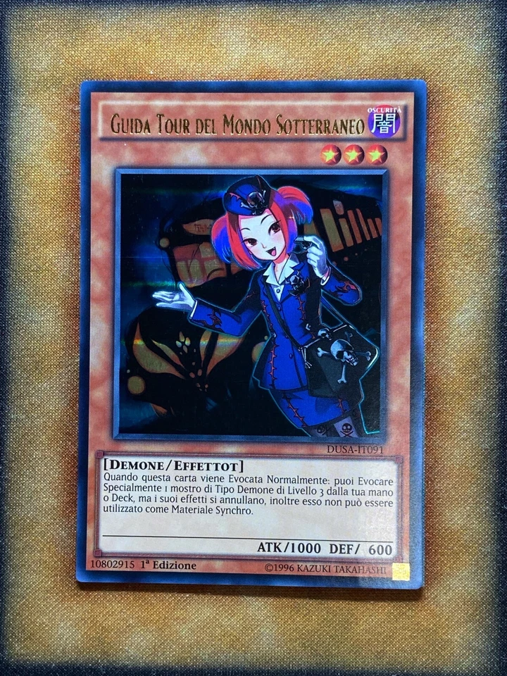 Yugioh Tour Guide From The Underworld DUSA-IT091 Ultra 1st Ed 意大利近乎完好 — 第 1/1 张图片