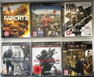 Far Cry 2, Far Cry 4, Kane & Lynch, Crysis 2 & 3, Deus Ex Playstation 3 - Afbeelding 1 van 1