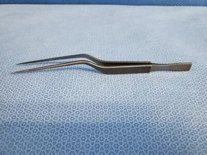 Codman 80-1503 Titanium Malis Bayonet Forceps .5mm Tip, 8 3/4" Neurology - Picture 1 of 5