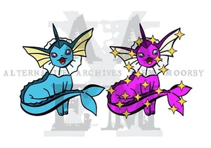 Pokemon Sticker Pack - Eeveelution Range - VAPOREON - Picture 1 of 4