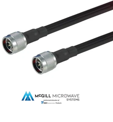 LMR-195 Times Microwave Coaxial Cable Assembly N Type male Connectors LMR - Image 1 of 4