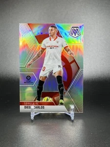 Diego Carlos 2020-21 Panini Mosaico La Liga Plata Prizm Refractor #13 Sevilla FC - Imagen 1 de 2