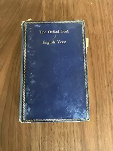 The Oxford Book Of English Verse 1250-1900 (A.Quiller-Couch (Ed.)) 1908 Edition - Picture 1 of 9