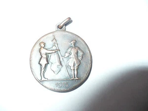 MEDAGLIA COMMEMORATIVA ALPINI 1915 AOSTA LA VEJA 1690 - Foto 1 di 1
