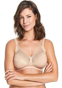 Royce Charlotte Bra Support Soft Cup Non-Padded Wireless Skin Nude - Size 28DD - Picture 1 of 7