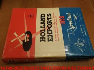 1959 Holland Exports Trade Book 748 pages - Imagen 1 de 8