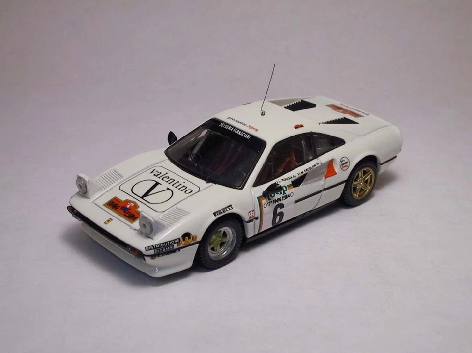 Ferrari 308 Gtb #6 6th Rally Elba 1985 Ercolani / Roggia 1:43 Model BEST MODELS - Immagine 1 di 1