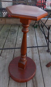 Pine Plant Stand / Side Table  (PS-152) - Picture 1 of 5