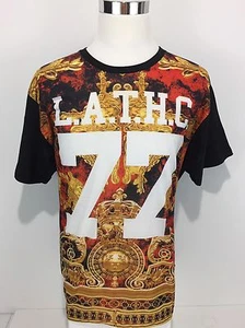 LATHC Mens XL Shirt 77 Los Angeles Baroque Classic Design Crown Cotton Blend EUC - Picture 1 of 8