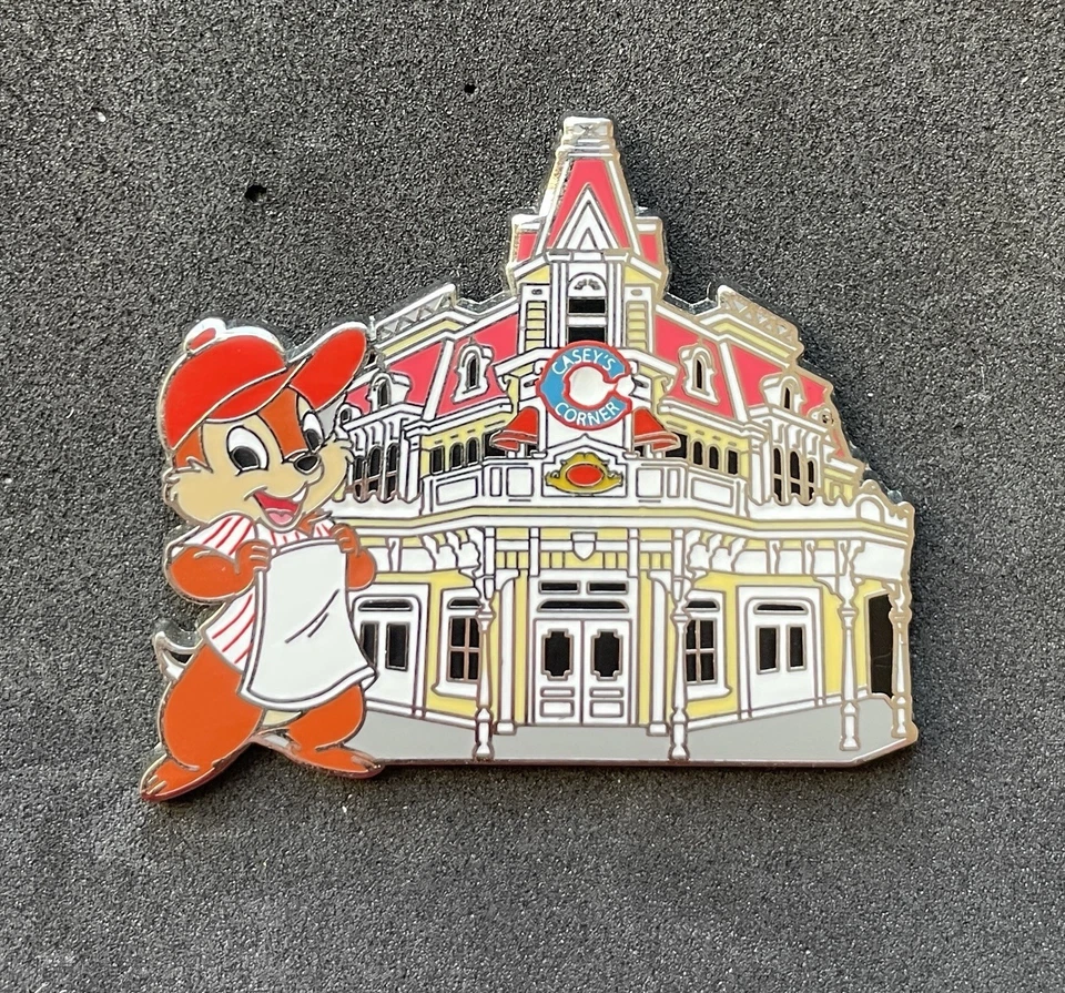 Ultra Rare Disney Pin Main Street Magic Mystery Chip Casey’s Corner LIMITED 2016 - Image 1 of 2