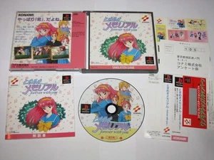 Tokimeki Memorial Forever with You Playstation PS1 Japan +obi sticker US Seller - Picture 1 of 7