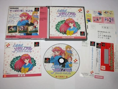 Tokimeki Memorial Forever with You Playstation PS1 Japan +obi sticker US Seller - Image 1 of 4