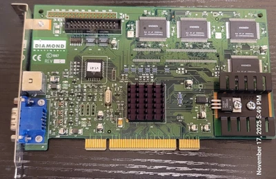 Diamond Fire 1000 PRO Permedia PCI 8MB VGA Video Card for DOS Retro Gaming #D88 - Image 1 of 4
