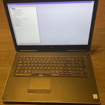 Dell Precision 7710 17.3" i7-6820HQ 32GB RAM 256GB NVME / 512Gb Nvme Foto 1 de 4