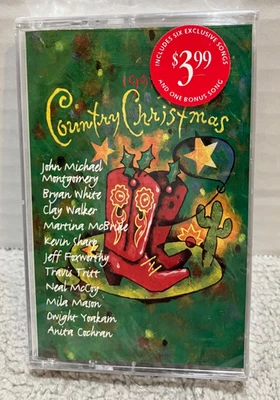 Country Christmas Cassette Tape 1997 Warner Special Products NEW Sealed - Image 1 of 4