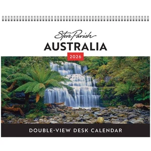 2026 Calendar Steve Parish Australia Double-View Desk Easel BrownTrout A05388 - Picture 1 of 3