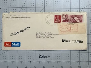 1969 U.S. Airmail Special Delivery Cover - Cleveland to Buffalo NY - Bild 1 von 2