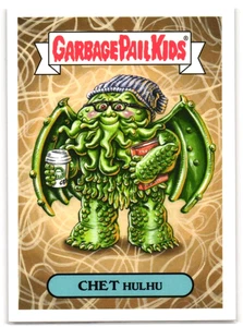 Chet Hulhu GPK 2018 Müll Eimer Kinder HP Lovecraft Parodie genaue Karte gezeigt - Bild 1 von 2