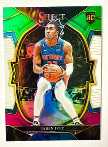 2022-23 Panini Select Jaden Ivey Tri Color Prizm RC #87 Concourse Pistons Rookie - Picture 1 of 3