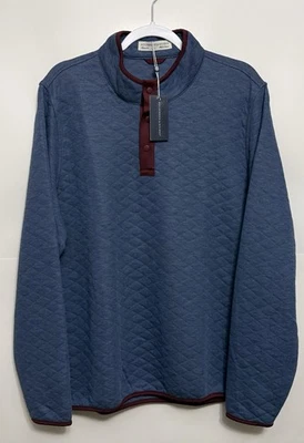 Pullover Holderness & Bourne para hombre talla L The Sullivan cuarto a presión HNSE/DCL NUEVO CON ETIQUETAS Foto 1 de 4