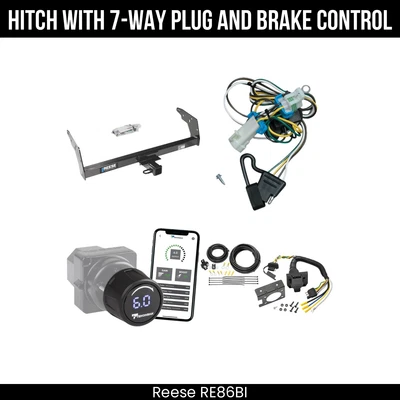 Reboque de engate PKG+ controle de freio para 98-00 Isuzu Hombre 98-04 Chevy S10 GMC Sonoma - Imagem 1 de 4