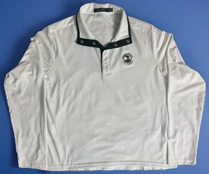 Polo Golf Ralph Lauren Pebble Beach 1919 White Polo Shirt Size XL Made in Peru - Picture 1 of 8