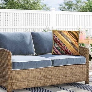 30" RARE VINTAGE INDIAN SARI BEADED HANDCRAFTED MOTI THROW CUSHION PILLOW COVER - Picture 1 of 10