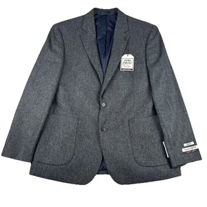 Jos A Bank neu grauer Herrenblazer schmale Passform 43R 100 % Wolle BRRR Komfort ($ 248 UVP) - Bild 1 von 19