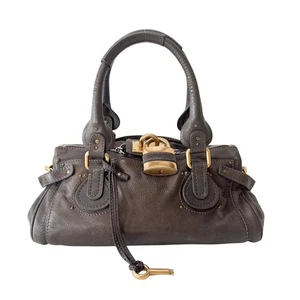 CHLOÉ Paddington Green Leather Hand Bag - Picture 1 of 17