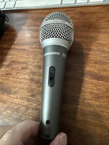 Samson Q6 Dynamic Handheld Microphone Tested Works Mike mic AUDIO VOCAL BAND - Picture 1 of 3