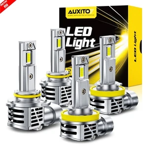 9005 H11 LED Headlight 330000LM Super Bright Bulbs Kit Hi&Lo Beam 6500K White US - Picture 1 of 18