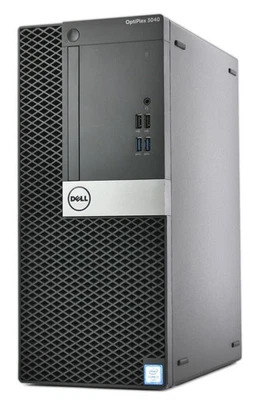 Dell OptiPlex 3040 MT Computer i7-6700 8GB 256GB SSD WIN10 Pro (1x USB DEFEKT) - Bild 1 von 4