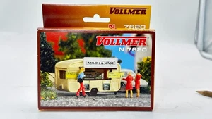 Vollmer by Viessmann N 7620 Wohnwagen Milch und Käse OVP #FlSo1# - Picture 1 of 6