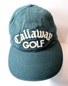 Callaway Golf Hat Cap Adult Strapback Green  Embroidered Logo Adjustable - Picture 1 of 9