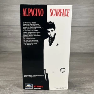 Scarface VHS 1983, 1990 Release 2 Tape Set Al Pacino Michelle Pfeiffer Vintage - Picture 1 of 8