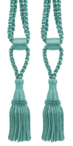 DÉCOPRO Quaste Raffhalter, verstellbare Kordellänge, Farbe # M17 [2er Set] - Bild 1 von 1