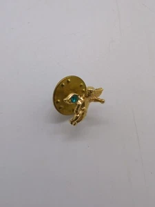 Modeschmuck Mini Engel Anstecker vergoldet Ca. 1,3cm Durchmesser - Bild 1 von 2