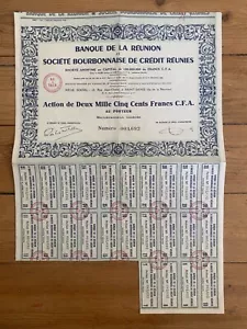 RARE = action: BANQUE DE LA REUNION (SAINT-DENIS) (H1) - Bild 1 von 1