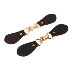 Pair of Made Toggle Buttons with Metal Buckle Clip for Coat Jacket Duffle - Picture 1 of 7